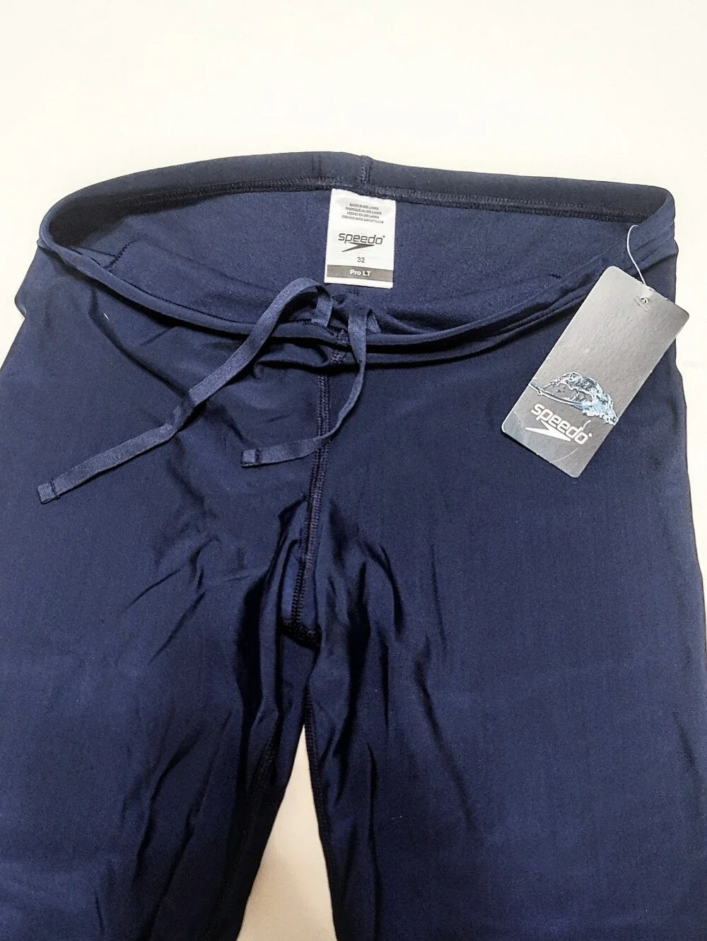 Speedo ProLT Jammer Men's Sz 32 Navy Competitive Swim Race Suit 8051480